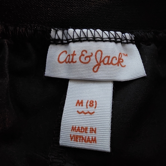 Cat & Jack Girls Black Metallic Rainbow Tulle Spiderweb Halloween Skirt M(8) NWT - Picture 4 of 6